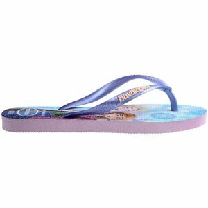 HAVAIANAS KIDS SLIM PRINCESS Șlapi fete, albastru deschis, mărime 35/36 imagine