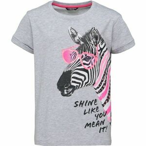 Lewro ZEBRINA Tricou fete, gri, mărime 164-170 imagine