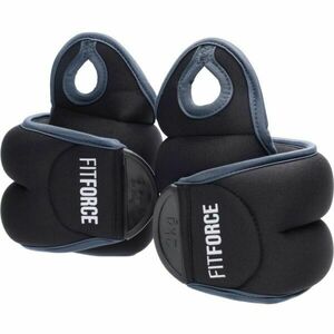 Fitforce WRIST WEIGHT 2 x 2 KG Greutăți încheietură, negru, mărime imagine