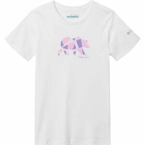 Columbia MISSION LAKE SHORT CRAPHIC SHIRT Tricou pentru fetițe, alb, mărime imagine