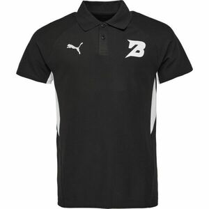 Puma TEAMEVOSTRIPE POLO Tricou polo bărbați, negru, mărime imagine