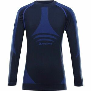 ALPINE PRO AMBOSO Tricou funcțional pentru copii, albastru închis, mărime imagine