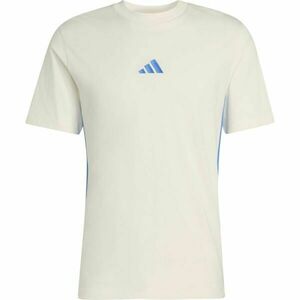 adidas 3-STRIPES SJ TEE Tricou pentru bărbați, bej, mărime imagine