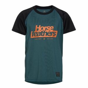 Horsefeathers SPIKE YOUTH Tricou de ciclism pentru copii, albastru închis, mărime imagine