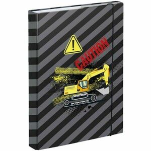 BAAGL BAGR Mapă pentru caiete școlare A5, gri, mărime imagine