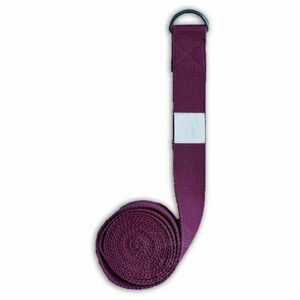 YOGGYS STRETCHING STRAP Bandă elastică yoga, mov, mărime imagine