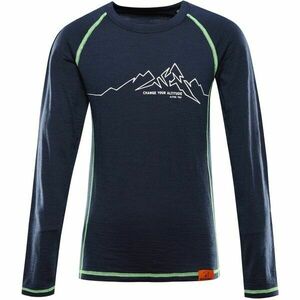 ALPINE PRO MERENO Tricou copii, albastru închis, mărime 140-146 imagine