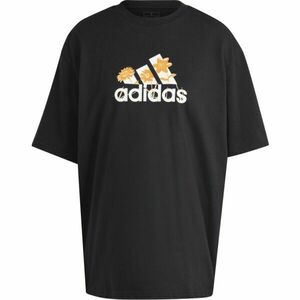 adidas FLOWER PACK BADGE OF SPORT TEE Tricou pentru femei, negru, mărime imagine