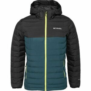Columbia POWDER LITE HOODED JACKET Geacă iarnă bărbați, verde închis, mărime imagine
