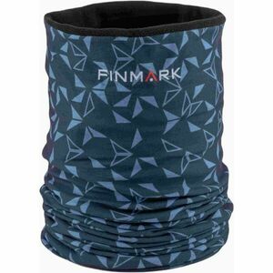 Finmark MULTIFUNCTIONAL SCARF WITH FLEECE Fular multifunțional, albastru închis, mărime UNI imagine
