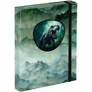 BAAGL DINO Mapă pentru caiete școlare A5, verde, mărime imagine