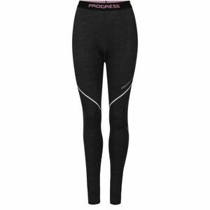 PROGRESS MERINO LT Pantaloni funcționali din lână merino de damă, negru, mărime imagine