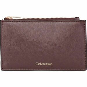 Calvin Klein FOIL LOGO TOP ZIP CARDCASE Portofel pentrui femei, vișiniu, mărime imagine