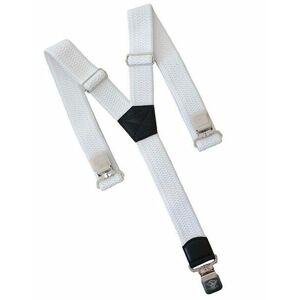 Clip pentru bretele pantaloni Natur, alb imagine