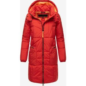 Navahoo Geacă de iarnă pentru femei cu glugă Bliblablubb, salsa red imagine