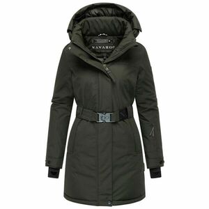Navahoo Parkă de iarnă damă FROSTKUSS 14 cu glugă detașabilă și curea, olive închis imagine