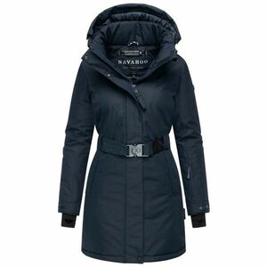 Navahoo Parkă de iarnă pentru femei FROSTKUSS 14 cu glugă detașabilă și curea, navy imagine