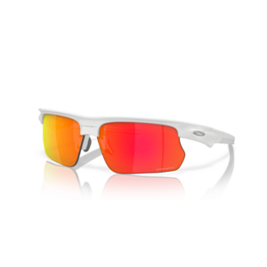 Oakley Ochelari de soare BISPHAERA cu cadru Polished White és diákkal Prizm Ruby 68 imagine