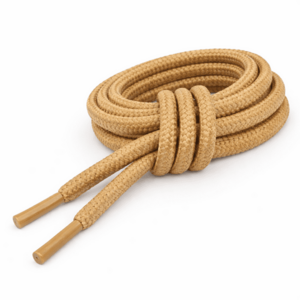 WARAGOD Șireturi pentru pantofi Warstrap Round, coyote imagine