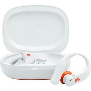 Casti sport in-ear JBL Endurance Peak 4, True Wireless, Noise Cancelling, IP68, 6 Microfoane, Redare pana la 48 h, Alb imagine