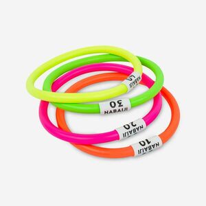 4 inele lestate acvatice multicolore imagine
