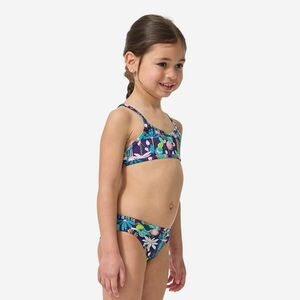 Costum de baie 2 piese surf Tali Print floral Multicolor Fete imagine
