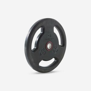 Disc din fontă parțial reciclată, înveliș din cauciuc 28 mm 20 kg Bodybuilding imagine