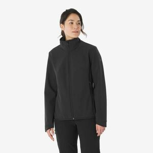 Geacă Softshell cu protecție împotriva vântului Trekking MT100 Negru Damă imagine