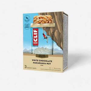 Batoane energizante CLIF BAR Ciocolată albă & macadamia (3x68 g) imagine