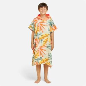 Poncho baie surf 135 - 160 cm - 550 Jungle Roz corail Copii imagine