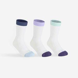 Set 3 perechi șosete sport lungi RS 500 Bej Mov Verde imagine