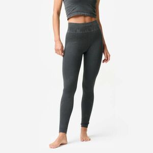 Colanți fără cusături yoga/pilates Gri Damă imagine