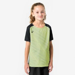 Tricou de fotbal cu mânecă scurtă VIRALTO Ripples Galben-Negru Copii imagine