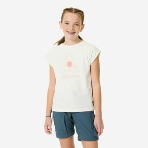 Tricou Drumeție NH100 Alb Copii 7-15 ani imagine