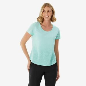 Tricou de drumeție NH500 albastru damă imagine