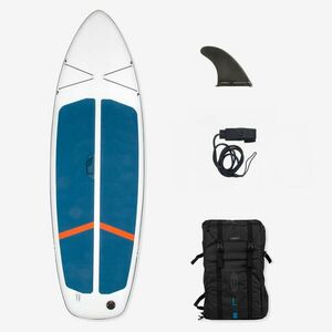 Placă SUP ultra compactă și stabilă 10 feet (130 kg max) Alb și albastru imagine