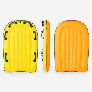 Placă bodyboard gonflabilă tandem Galben și portocaliu imagine