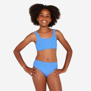 Costum de baie 2 piese surf bustieră talie înaltă 500 Lao Miami Lavandă Fete imagine