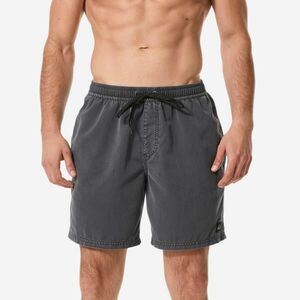 Șort de baie surf Quiksilver semi-lung 17' talie elastică Negru Bărbați imagine