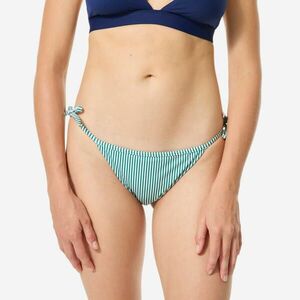 Slip de baie surf cu nod Sandy dungi Alb și verde Damă imagine