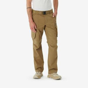 Pantalon de drumeție NH500 Cargo Maro Bărbați imagine