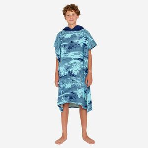 Poncho surf baie 135 - 160 cm - 550 View Albastru Copii imagine