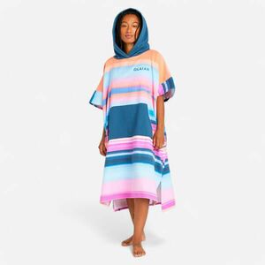 Poncho de plajă surf 500 Sunset Roz Adulți peste 150 cm imagine