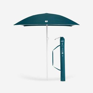 UMBRELĂ RECTANGULARĂ PLAJĂ 1 LOC UPF 50+ - PARUV 125 ALBASTRU imagine