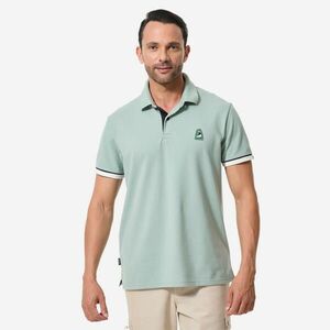 Tricou polo navigație Sailing 100 Kaki Bărbați imagine