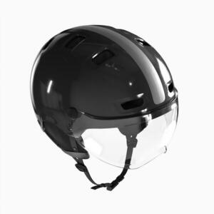 Cască ciclism CBH 580 cu vizieră Negru lucios Damă imagine