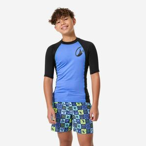 Tricou anti-UV 500 UPF50+, UV>95% Negru și Albastru Băieți imagine