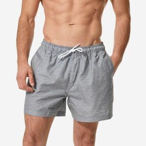 Șort de baie scurt Boardshort surf 15" 100 Gri Bărbați imagine