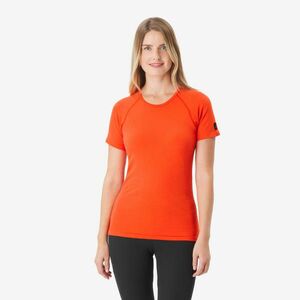 Tricou trekking cu lână merinos, fără cusături, damă imagine
