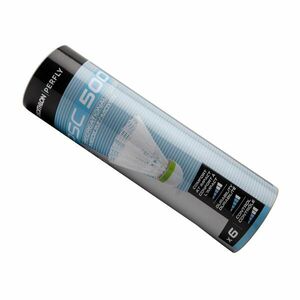 Set 6 Fluturași Badminton plastic PSC500 Alb imagine
